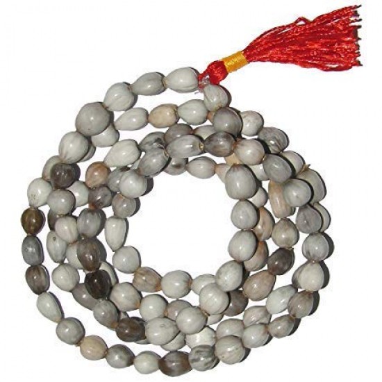 Original Vaijanti Pooja Mala,Vaijanti Mala Lovingly Hand-Tied Knots Between Each Bead for Pooja, Astrology, 108+1 Beads, Pure (Vaijanti Jaap Mala)