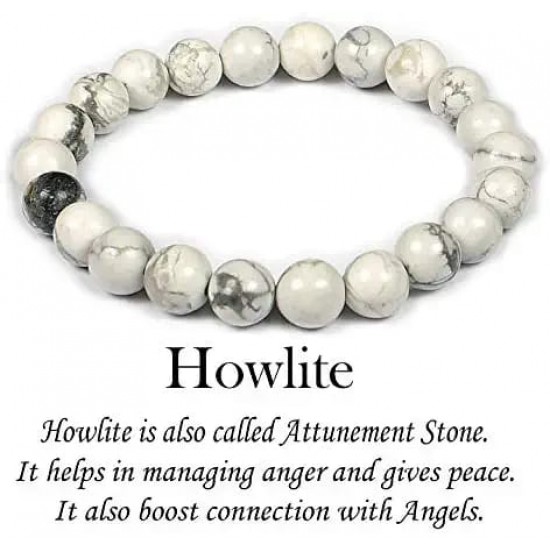 Natural Howlite Bracelet