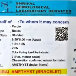 Amethyst Bracelet – Natural Healing Crystal Jewelry