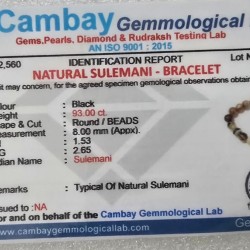 Sulemani Hakik Bracelet Natural Agate Stone