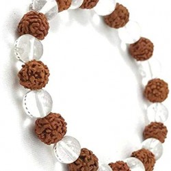 Rudraksha Crystal Bracelet for Men and Women