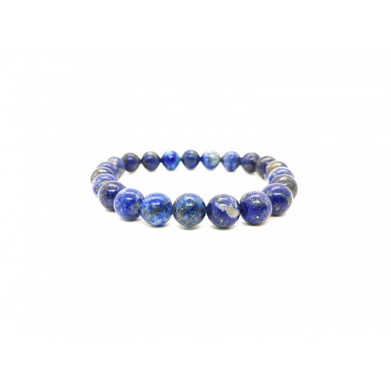 Lapis Lazuli Bracelet Reiki Gemstone ( 8mm ) Natural Beads Bracelet