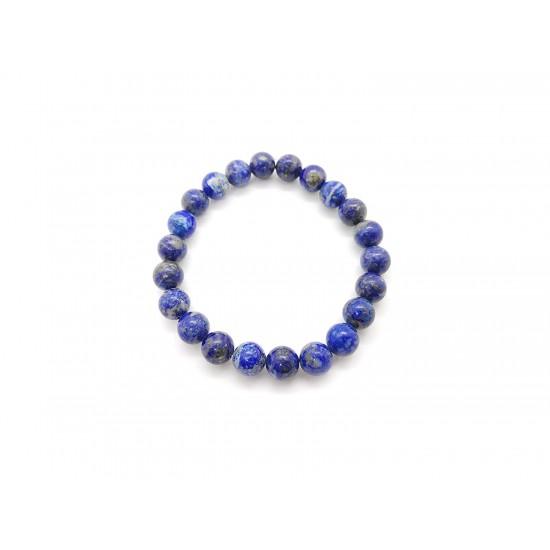 Lapis Lazuli Bracelet Reiki Gemstone ( 8mm ) Natural Beads Bracelet