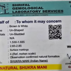 Shukra Mani Pendant (Locket) 12.37 Shukra Mani Pendant (Locket) 12.37