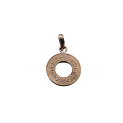 Copper Coin Pendent with Hole – Tambe Ka Sikka for Lal Kitab Remedies-In Real Old Coin