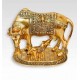 Metal Golden Kamdhenu Cow With Calf Statue,, Vastu Prodect Metal Golden Kamdhenu Cow With Calf Statue,, Vastu Prodect