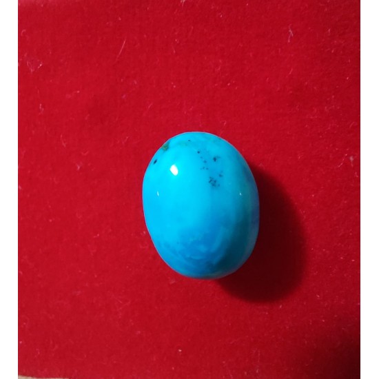 Natural Firoza Stone / Turquoise Stone Lab Certified 10.72 Ratti / 9.65 Carat Gemstone,Natural Firoza Stone (Tibet ,Nepal Mines)