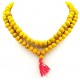 HANDICRAFTS Haldi Mala | Jap Mala | Turmeric Mala | Baglamukhi Jap Mala | Pure Turmeric Rosary | Siddha Mala | Handmade Mala | Natural 108 Beads | Natural Yellow Colour