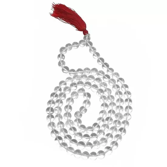 Sphatik Mala Diamond-Cut Sphatik Mala Diamond-Cut
