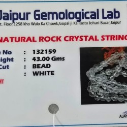 Sphatik Mala Diamond-Cut