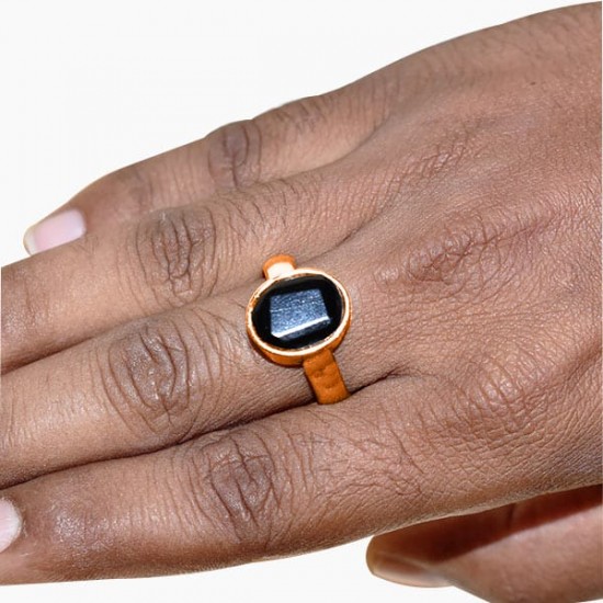 KALA GOMED NATURAL Silver Ring RHODOLITE BLACK GARNET STONE 5 TO 12.50 RATTI FOR ASTROLOGICAL USE AND BENEFITS FOR MEN AND WOMEN