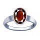 NATURAL HESSONITE GARNET GOMED SILVER RING LOOSE UNHEATED UNTREATED 5.25 RATTI TO 7.25 RATTI A+GEMSTONE FOR WOMEN AND MEN