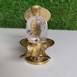 Crystal Shivling – Medium Oval Shape Stone