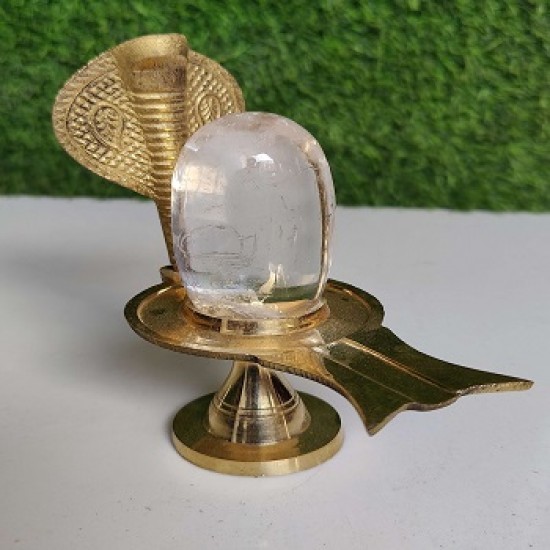 Crystal Shivling – Medium Oval Shape Stone