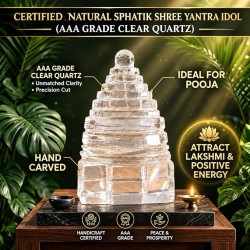 Sphatik Shree Yantra – Crystal Energy Sphatik Shree Yantra – Crystal Energy