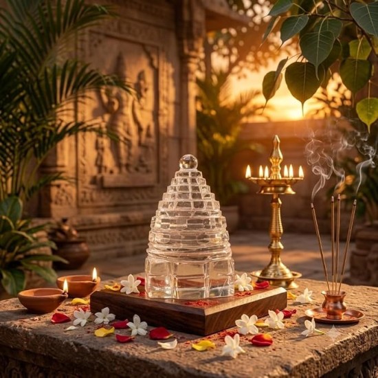 Sphatik Shree Yantra – Crystal Energy 