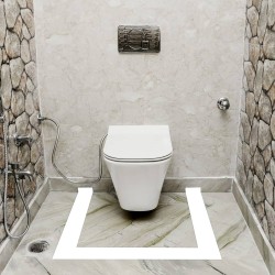 Vastu White Color Tape (4 Inch, 8 Feet) for Vastu Correction