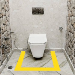 Vastu Yellow Color Tape (4 Inch, 8 Feet) for Vastu Correction